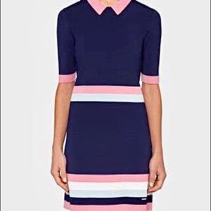 New Navy Ted Baker Knit Dress, sz 3 (US 10)